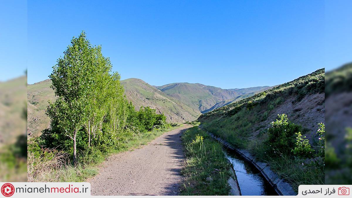 مسیر آبشار بلوکان