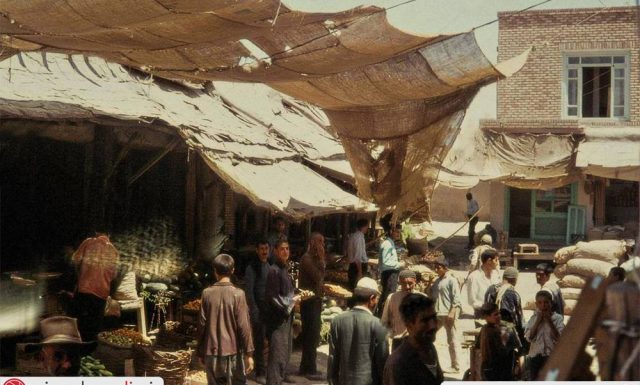 دو تصویر قدیمی از میدان قدیم تره بار میانه