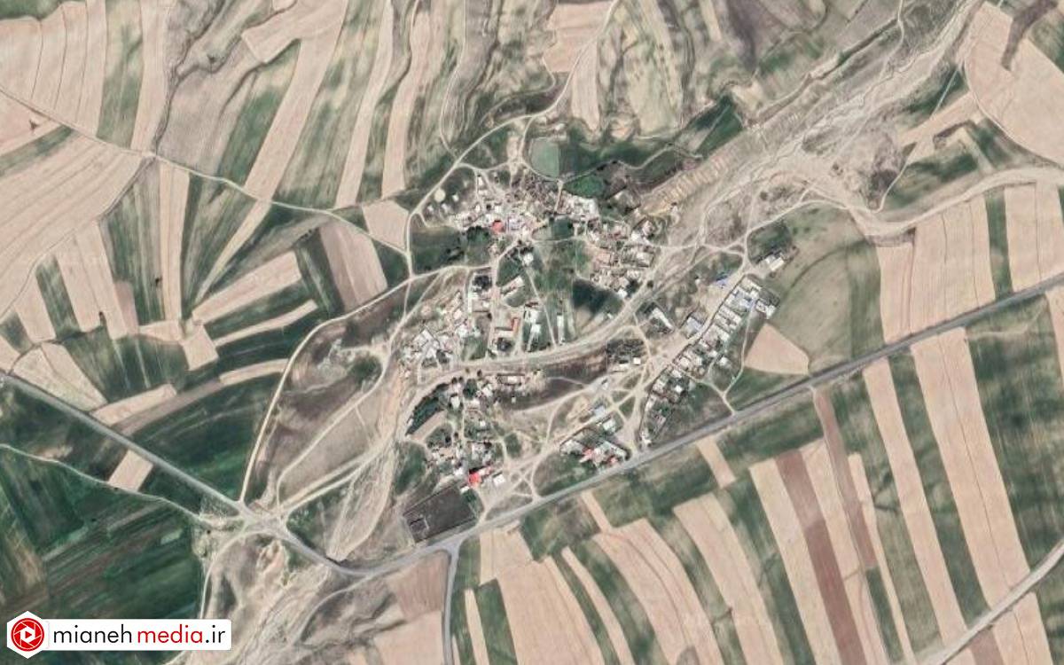 نقشه روستای چولاقلو