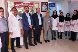 بازدید فرماندار میانه از مرکز شیمی درمانی مهرانه میانه