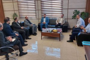 دیدار فرماندار میانه با مدیرعامل شرکت ملی فولاد جهت پیگیری موضوع تکمیل زنجیره فولاد