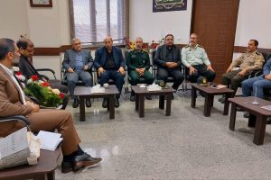 فرماندار میانه با حضور در دادگستری، از زحمات دادستان و رئیس دادگستری شهرستان قدردانی کرد