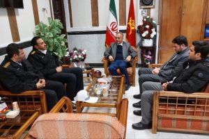 دیدار فرماندار میانه با جانشین رئیس پلیس راه آذربایجان شرقی؛ پیگیری مسائل ایمنی راه‌ها
