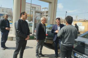 بازدید بخشدار کندوان از اقدامات نوروزی شهرداری ترک