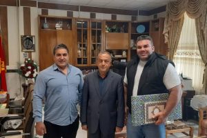 تقدیر فرماندار میانه از پهلوان مالک جعفری