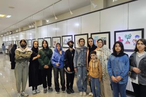 گزارش تصویری نمایشگاه نقاشی هنرجویان گالری چیستا در میانه