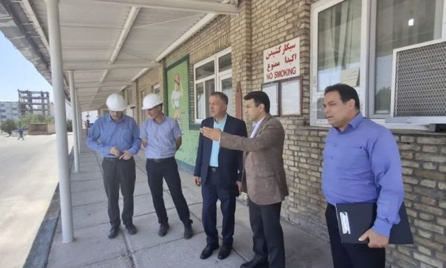 بازدید فرماندار میانه از شرکت نفت و تأکید بر تداوم عرضه بدون وقفه سوخت