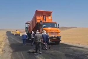 آغاز آسفالت‌ریزی دو محور روستایی در میانه