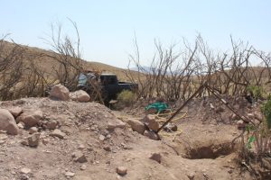 جلوگیری از حفاری غیرمجاز در اطراف سنگ تاریخی بخش کندوان میانه