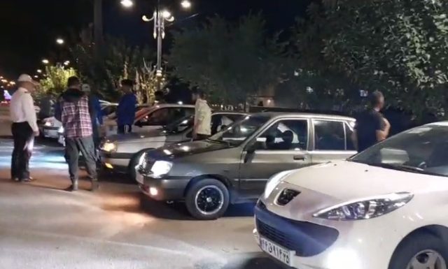 اجرای طرح برخورد پلیس راهور میانه با خودروهای دارای چراغ غیراستاندارد