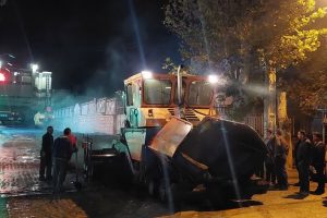 پایان پروژه آسفالت خیابان امام خمینی(ره)