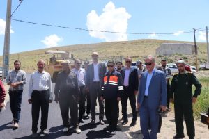 بهره‌برداری از راه ۲.۸ کیلومتری روستای گلوجه