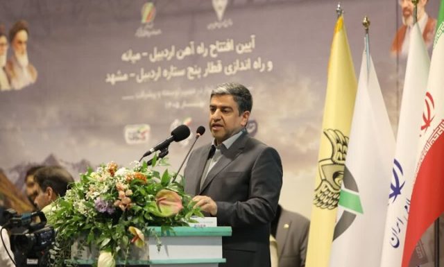 افتتاح راه‌آهن میانه – اردبیل با ۳.۳۰۰ میلیارد تومان اعتبار