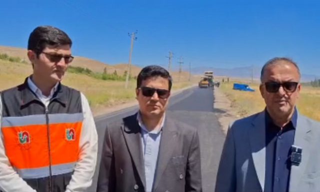آغاز آسفالت محور گوندوغدی–امیرآباد با اعتبار ارتش