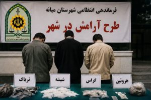 دستگیری ۳۲ معتاد متجاهر و ۳ خرده‌فروش مواد مخدر در میانه