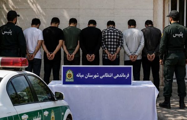 دستگیری ۷ عامل درگیری و نزاع در میانه