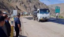 آغاز آسفالت مسیر بین دو تونل میانه ـ سرچم