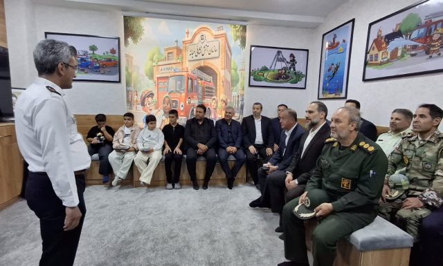 افتتاح فاز نخست مجموعه آموزشی آتش نشانی میانه