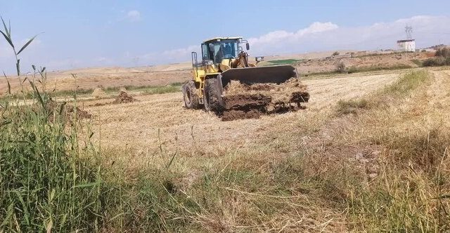 آزادسازی ۳ هکتار از بستر و حریم رودخانه در روستای حصار میانه