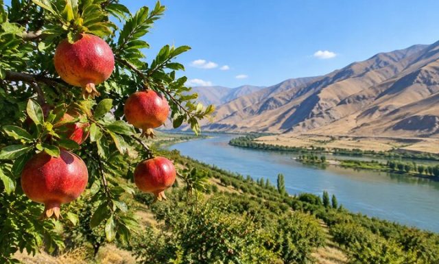 ۳۲ هکتار باغ انار در میانه؛ ظرفیت توسعه تولید و فرآوری